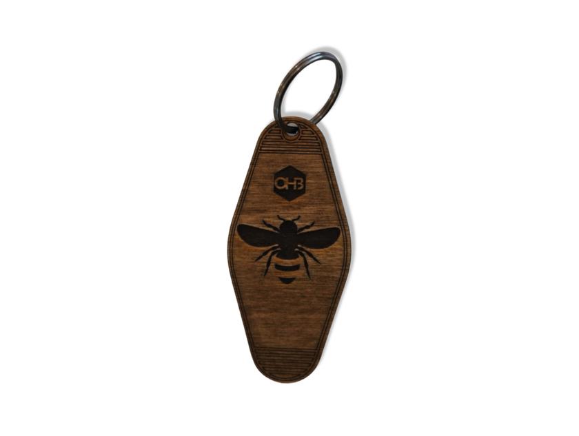 Wood Bee Keychain<em>Never lose your keys again! </em>